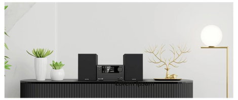 Kenwood M-725DAB-B Sztereo berendezés DAB+, Bluetooth®, CD, USB 2 x 25 W Fekete 9. kép