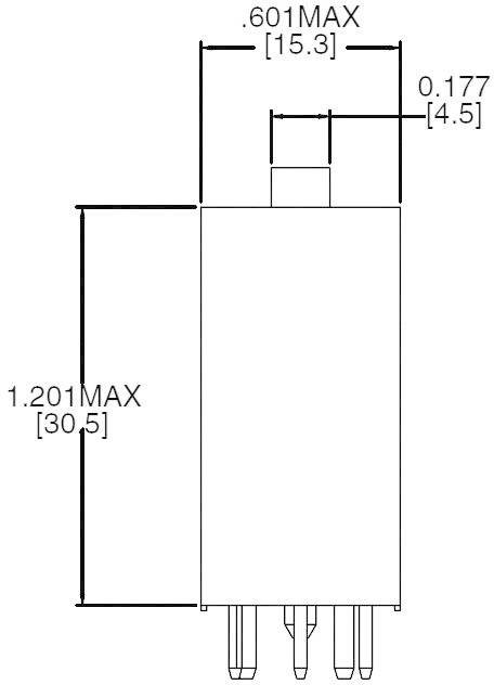 Bistabil nagyteljesítményű relé 12 V/DC 1 váltó, 50 A 440 V/AC 13850 VA, Zettler Electronics AZ2501P 3. kép