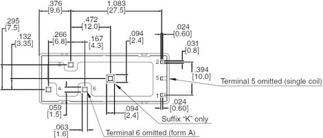 Bistabil nagyteljesítményű relé 12 V/DC 1 váltó, 50 A 440 V/AC 13850 VA, Zettler Electronics AZ2501P 5. kép