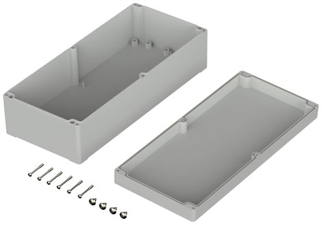 ROSE Systemtechnik 9163610 Ipari ház 360 x 160 x 100 x 333.7 ABS Élénk szürke (RAL 7035) 1 db 2. kép