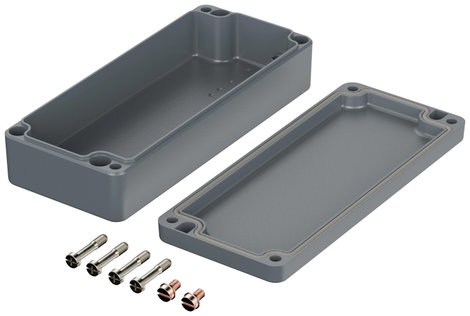 ROSE Systemtechnik 1061503 Ipari ház 150 x 64 x 34 x 126 Alumínium Ezüstszürke (RAL 7001) 1 db 2. kép