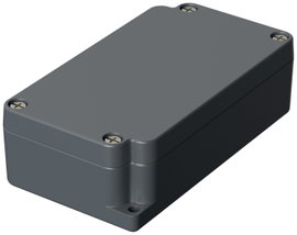 ROSE Systemtechnik 1061200 Ipari ház 115 x 64 x 34.5 x 90.6 Alumínium Ezüstszürke (RAL 7001) 1 db
