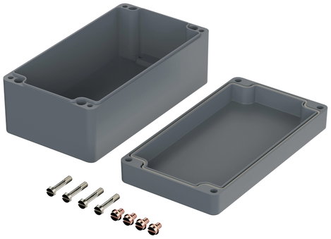 ROSE Systemtechnik 2122209 Ipari ház 220 x 120 x 90 x 179 Üvegszál erősítésű poliészter Mókusszürke 2. kép