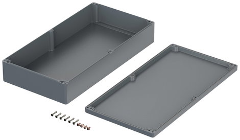 ROSE Systemtechnik 1316011 Ipari ház 600 x 310 x 111 x 558 Alumínium Ezüstszürke (RAL 7001) 1 db 2. kép
