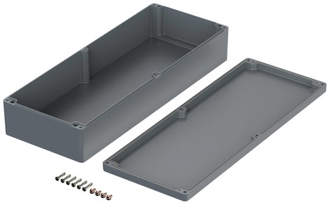 ROSE Systemtechnik 1326011 Ipari ház 600 x 230 x 111 x 558 Alumínium Ezüstszürke (RAL 7001) 1 db 2. kép