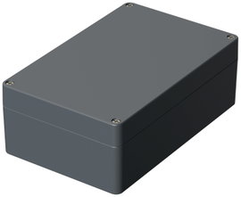 ROSE Systemtechnik 1182810 Ipari ház 280 x 180 x 101 x 238 Alumínium Ezüstszürke (RAL 7001) 1 db