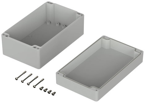 ROSE Systemtechnik 3122009 Ipari ház 200 x 120 x 90 x 174.2 Polikarbonát Élénk szürke (RAL 7035) 1 d 2. kép