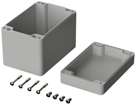 ROSE Systemtechnik 3121609 Ipari ház 120 x 80 x 90 x 94 Polikarbonát Élénk szürke (RAL 7035) 1 db 2. kép