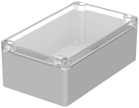 ROSE Systemtechnik 33122008 Ipari ház 200 x 120 x 75 x 174.2 Polikarbonát Élénk szürke (RAL 7035) 1