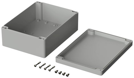 ROSE Systemtechnik 3152008 Ipari ház 200 x 150 x 75 x 174 Polikarbonát Élénk szürke (RAL 7035) 1 db 2. kép