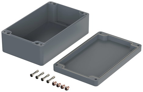 ROSE Systemtechnik 2162609 Ipari ház 260 x 160 x 90 x 219 Üvegszál erősítésű poliészter Mókusszürke 2. kép