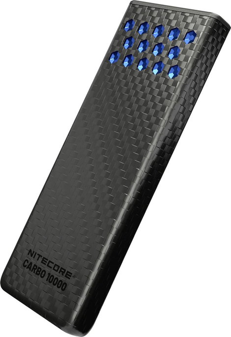 NiteCore Powerbank 10000 mAh Pass-Through Charging Lítiumion Kék, Antracit szürke