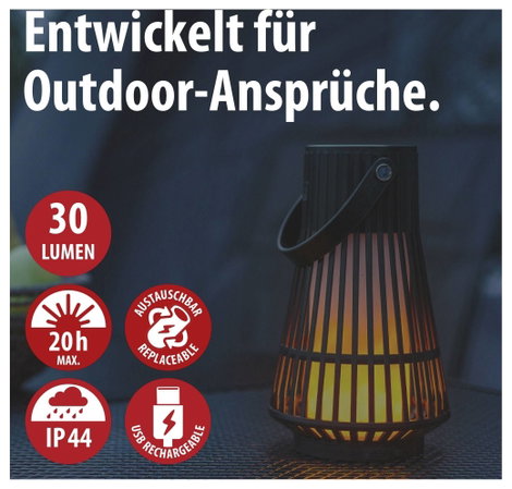 Brennenstuhl 1173740011 FL 100 A LED Kemping lámpás 30 lm Akkuról üzemeltetett Fekete 2. kép