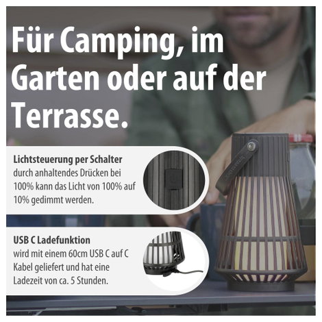 Brennenstuhl 1173740011 FL 100 A LED Kemping lámpás 30 lm Akkuról üzemeltetett Fekete 5. kép