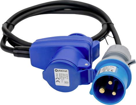 Platinet 46282 EV_GP51225 CEE adapterkábel 16 A 230 V 1 db