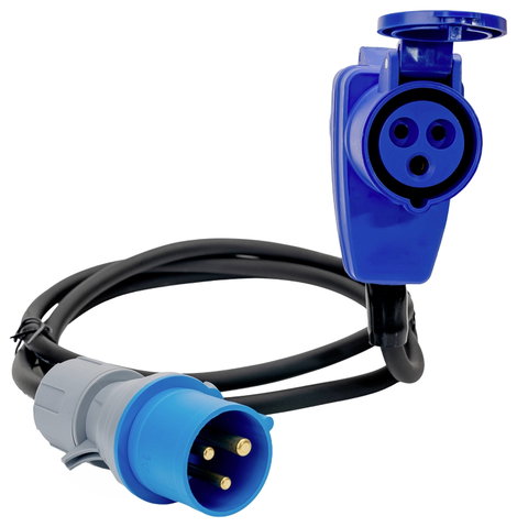 Platinet 46282 EV_GP51225 CEE adapterkábel 16 A 230 V 1 db 3. kép