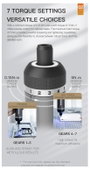 Worx WX242 Akkus csavarozó 4 V 2.0 Ah Lítiumion Hordtáskával 13. bélyegkép