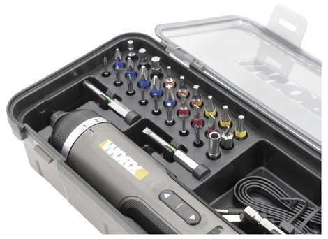 Worx WX242 Akkus csavarozó 4 V 2.0 Ah Lítiumion Hordtáskával 4. kép