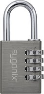 Sygonix SY-6932350 Függő lakat 40 mm 4-Digit Titánium szürke Számkódos zár bélyegkép