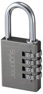Sygonix SY-6932350 Függő lakat 40 mm 4-Digit Titánium szürke Számkódos zár 2. bélyegkép