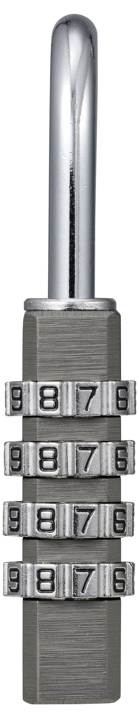 Sygonix SY-6932350 Függő lakat 40 mm 4-Digit Titánium szürke Számkódos zár 3. kép