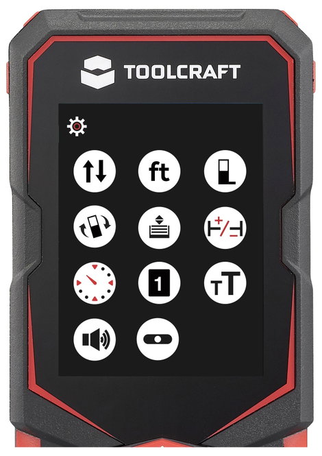TOOLCRAFT Lézeres távolságmérő 150 m 11. kép