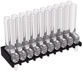 Miniatűr többszörös fényvezető 0603 SMD LED-hez, álló, Mentor 1296.7022