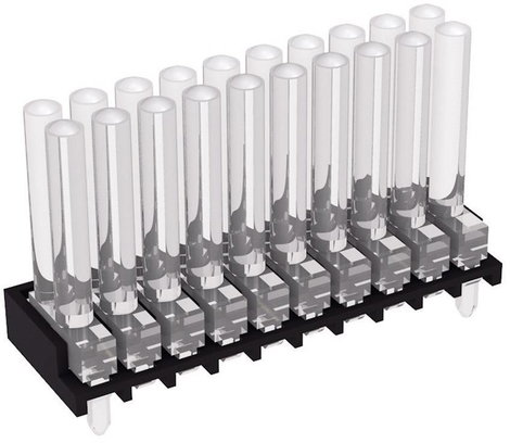Miniatűr többszörös fényvezető 0603 SMD LED-hez, álló, Mentor 1296.7022