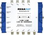 MegaSat 0600150 Sat multikapcsoló Bemenetek (multikapcsoló): 5 (4 SAT/1 terresztikus) Résztvevők szá bélyegkép
