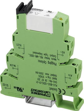 PLC interfész 2 váltó 6 A, Phoenix Contact PLC-RSC-230UC/21-21