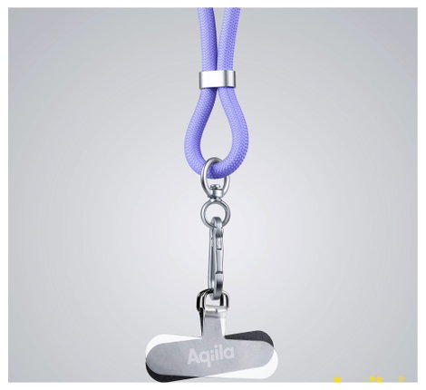 Aqiila USB töltőkábel USB 3.0 USB-C® 1.5 m Lila Mobiltelefon lánc AQLYCBPBICC4PL077 10. kép