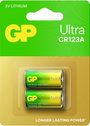 GP GP Ultra Primary Lithium Batterie CR123A 2 Stück CR-123A Fotóelem Li-MnO2 1500 mAh 3 V 2 db bélyegkép