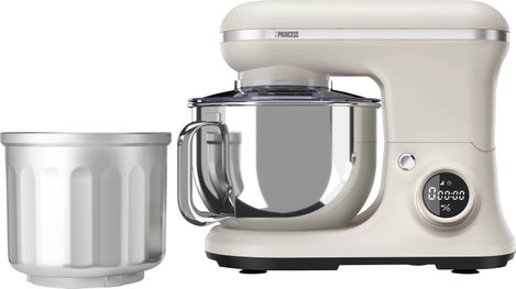 Princess neu Konyhagép 1200 W Krém-fehér, Nemesacél