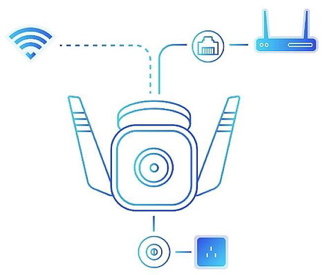 TP-LINK C310 TAPO C310 WLAN IP Megfigyelő kamera 2304 x 1296 pixel 3. kép