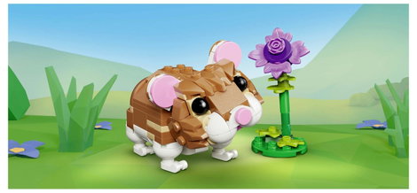 LEGO® CREATOR 31376 3 az 1-ben szett Aranyos Hörcsög Virággal (31376) 4. kép