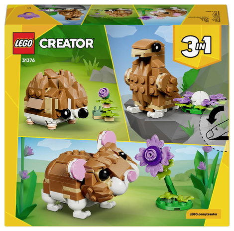 LEGO® CREATOR 31376 3 az 1-ben szett Aranyos Hörcsög Virággal (31376) 8. kép