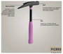 Picard 0062600 Ácskalapács 760 g 320 mm DIN 7239 1 db 9. bélyegkép
