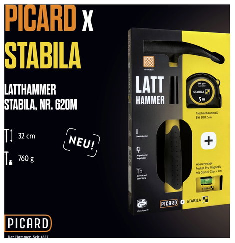 Picard 0070080-001 Kalapács készlet DIN 7239 3 db 9. kép