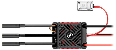 Hobbywing QuicRun WP10BL60 G2 Modellautó brushless menetszabályozó Terhelhetőség (max. A): 360 A Mot 5. kép