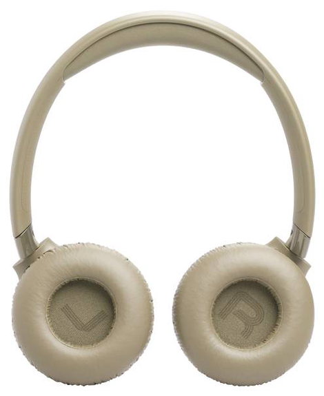 JBL Tune 680 NC Over Ear fejhallgató Vezeték nélküli, Bluetooth®, Vezetékes Stereo Bézs Hangerő szab 4. kép