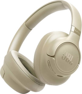JBL Tune 730BT Over Ear fejhallgató Vezeték nélküli, Bluetooth® Bézs Összehajtható, Hangerő szabályo