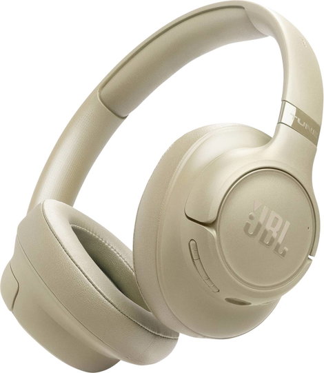 JBL Tune 730BT Over Ear fejhallgató Vezeték nélküli, Bluetooth® Bézs Összehajtható, Hangerő szabályo