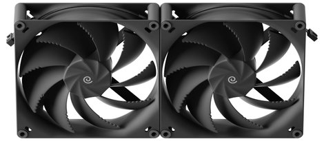 HAVN HAVN H18 PWM Lüfter - 2er-Pack, 180mm, schwarz Számítógépház ventilátor Fekete 4. kép