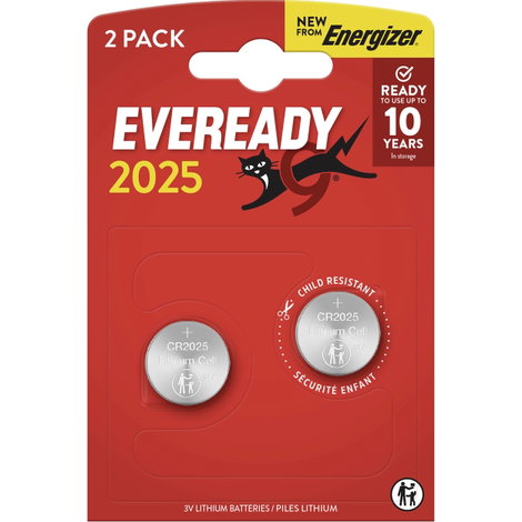 Eveready Gombelem CR 2025 3 V 2 db E304439300