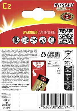 Babyelem Eveready E304396700 1.5 V 2 db