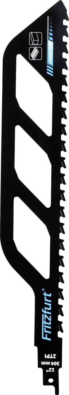 FRITZFURT 1801-3022 Keményfém orsófűrészlap téglához és betonhoz, 304 mm Fűrészlap hossz 304 mm 1 db