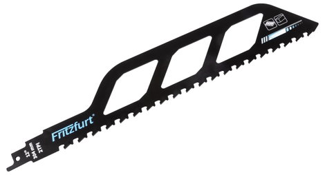 FRITZFURT 1801-3022 Keményfém orsófűrészlap téglához és betonhoz, 304 mm Fűrészlap hossz 304 mm 1 db 2. kép