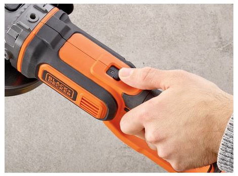 Black & Decker BCG720N-XJ Akkus sarokcsiszoló 125 mm akku nélkül, töltő nélkül, Tartozékokkal 18 V 8. kép