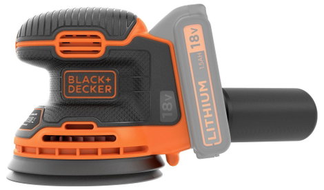 Black & Decker BDCROS18N-XJ Akkus excenter csiszoló akku nélkül, töltő nélkül 18 V Ø 125 mm 4. kép