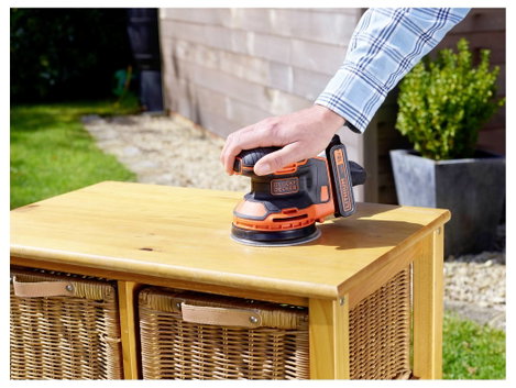 Black & Decker BDCROS18N-XJ Akkus excenter csiszoló akku nélkül, töltő nélkül 18 V Ø 125 mm 8. kép